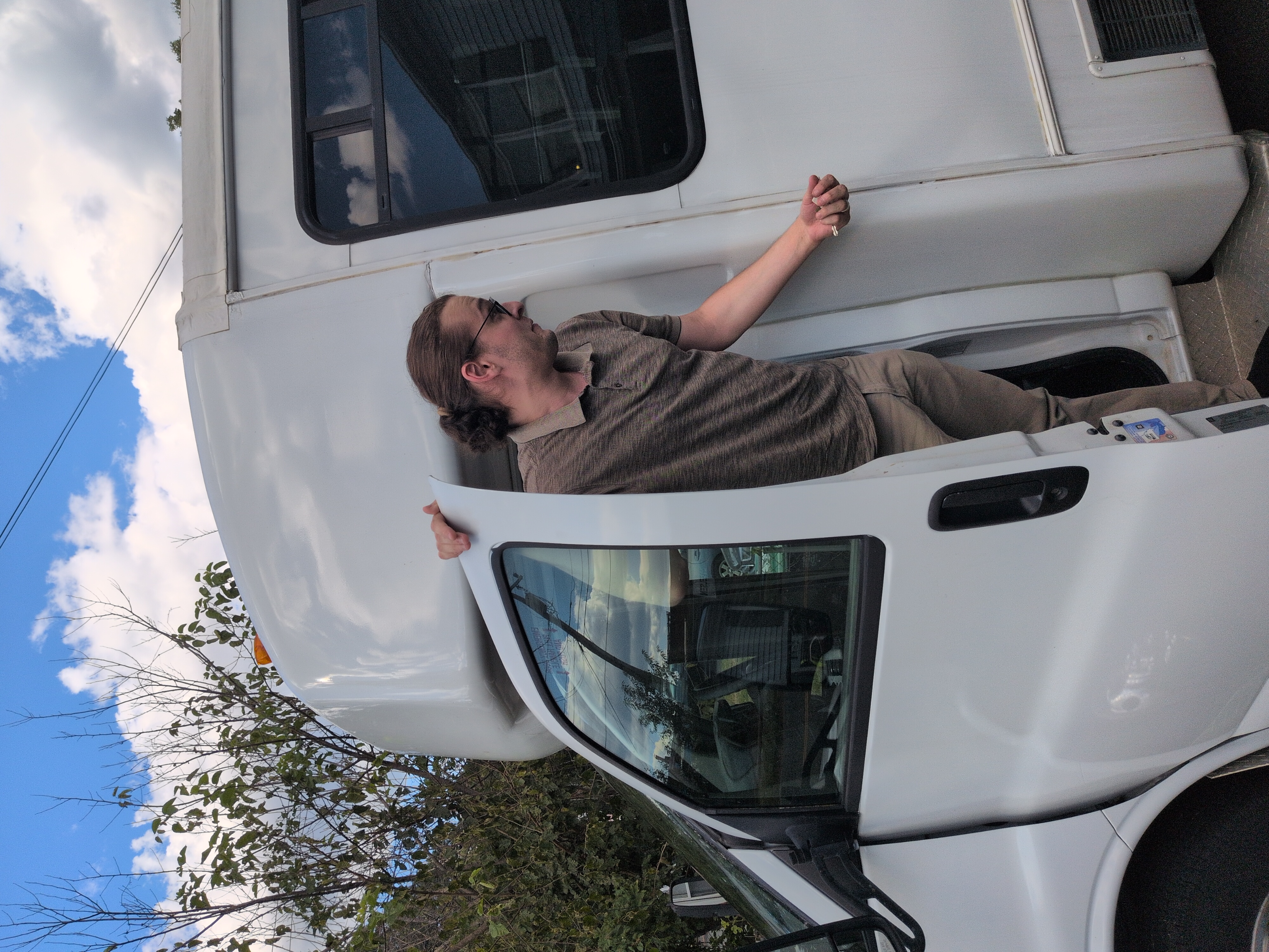 Exterior inspection on pickup day