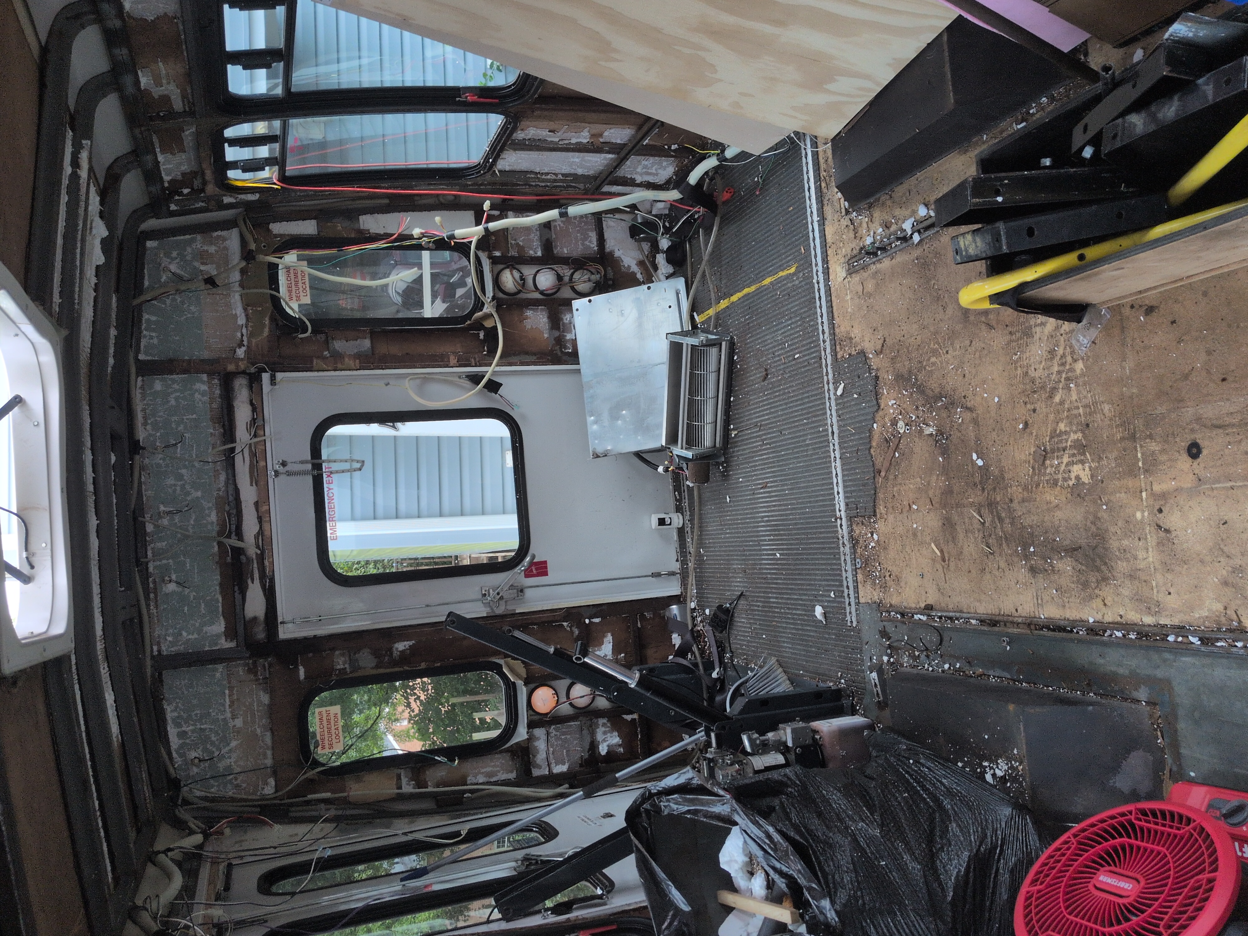 Bare interior after full strip