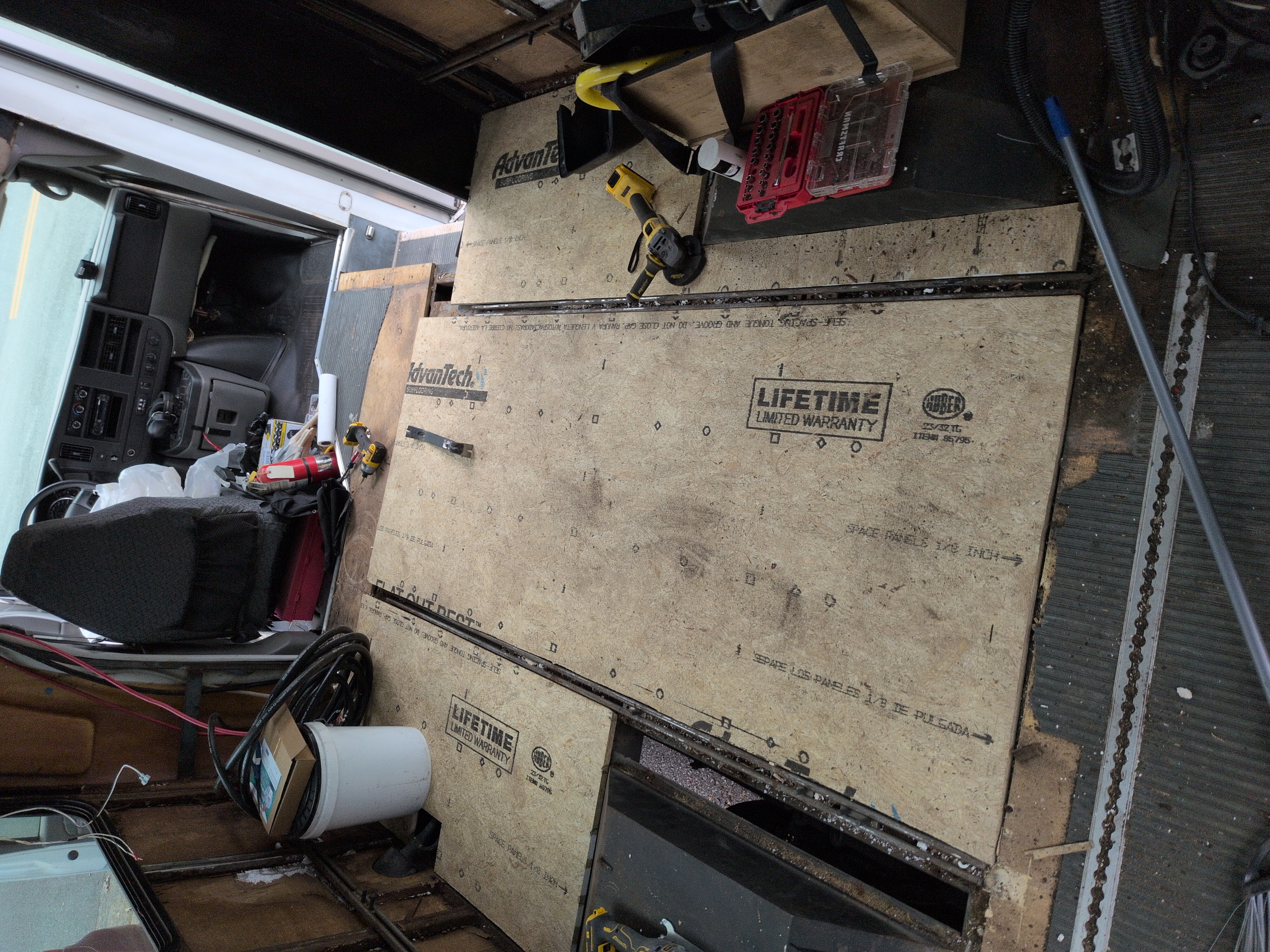 AdvanTech subfloor panels installed